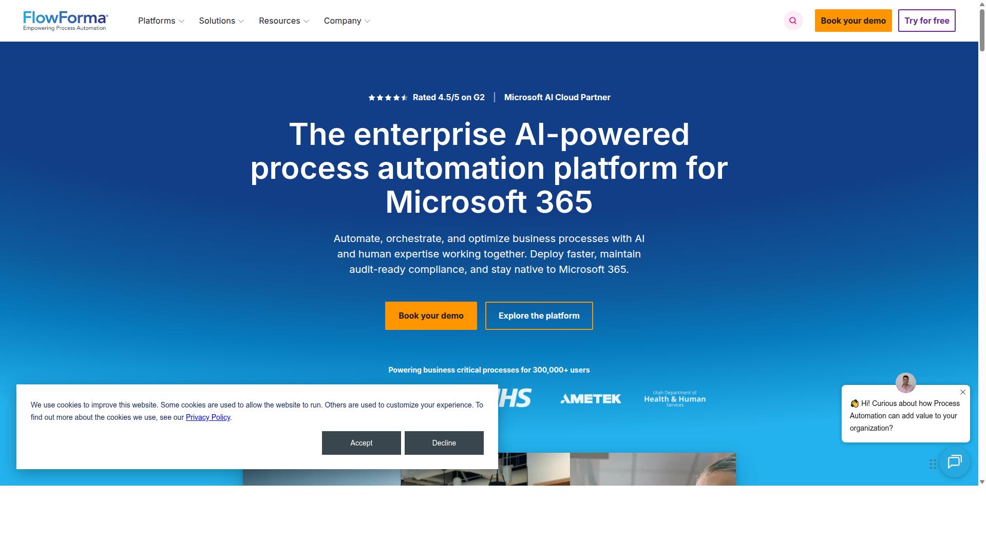 Flowforma website